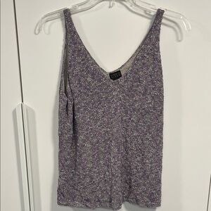 Sigrid Olsen NWT XL Textured Knit Tank – Tuscan Meadow Multi – $108 Retail